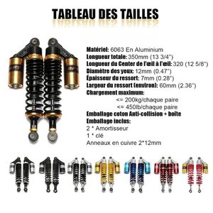 280 מ "מ 300 מ" מ 320 מ "מ עבור צ 'יטה 125 נגד בולמי זעזועים - Product Image 3
