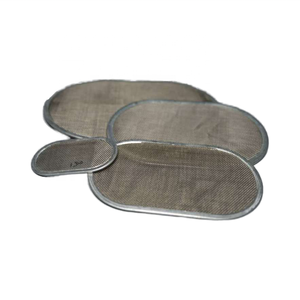 Nhiều lớp kim loại & nhựa đùn hình elip Màn hình máy Màn hình tròn lưới thiêu kết dây lưới lọc cao cấp - Product Image 2