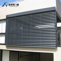 Volets Horizontaux Fixes Extérieurs Modernes en Alliage d'Aluminium pour Fenêtre, Porte, Ventilation, Pare-Soleil, Climatiseur – Durables pour Entrepôts et Hôtels