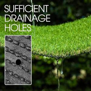 <span class=keywords><strong>Rouleau</strong></span> d'herbe PE écologique de qualité commerciale de 10 pieds x 20 pieds, hauteur de pile de 30mm <span class=keywords><strong>pour</strong></span> jardins paysagers extérieurs, arrière-cours - Product Image 3