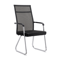 Vantervi Chaise de bureau visiteur ergonomique au design moderne Vente en gros Maille à mi-dossier sans roulettes Bon marché