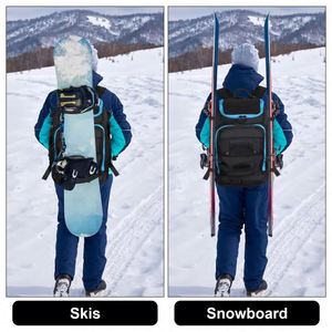 Sac à dos imperméable 50L pour ski, grande capacité, respirant, pour bottes de ski, échantillon gratuit - Product Image 5