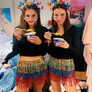 Bestseller Frauen Bauchtanz Rock Pailletten Fransen Wickel röcke Sparkly Hip Schal Rock Party Rave Kostüm - Product Image 5