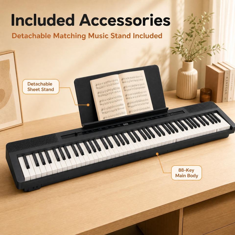 Beisite S-260 Digital Keyboard Piano Electronic Organ Music Keyboard ...