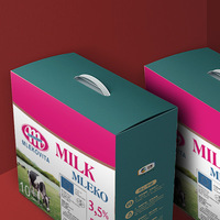 Boîte cadeau écologique en carton ondulé personnalisé avec gaufrage pour fruits, avec trous d'aération, vente en gros