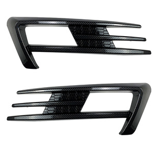Volkswagen Golf 7 Fog Light Trim Piano Black Carbon Fiber Texture ABS Front Wind Blade Modification 2013-2016 - Product Image 4