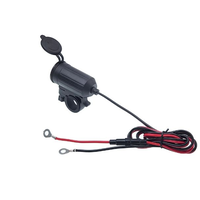Chargeur rapide étanche 12-24V pour motos, chargeurs de téléphone portable, support de montage, interrupteur LED, téléphone portable, tablette