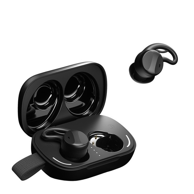 New Wireless Mini Audionic In-Ear Sleeping Earbuds Noise Isolation Silicone Digital Display Battery Side Sleeping 5.4