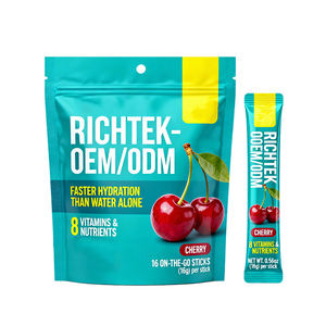 OEM 개인 라벨 전해질 분말 체리 맛 저칼로리 전해질 스테비아 전해질 에너지 드링크 - Product Image 6