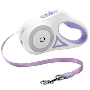 KingHon 3m/5m Hands Free Adjustable Retractable Dog Leash Automatic Extendable Traction Training <b>Rope</b> Pet Dogs Led Leash - Product Image 2