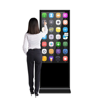 Écran tactile interactif Wifi de 43, 49, 65 et 55 pouces, affichage numérique publicitaire sur pied, totem tactile