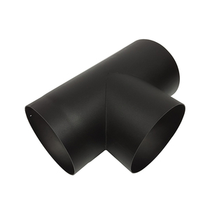 <span class=keywords><strong>Tuyau</strong></span> de poêle à paroi unique en acier au carbone noir de 6 po de diamètre pour une longueur de 500 mm - Product Image 2