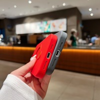 Coque de téléphone en silicone liquide magnétique avec béquille invisible pour iPhone 18 Pro Max, protection intégrale pour iPhone 13 14 15 16 17 Pro Max