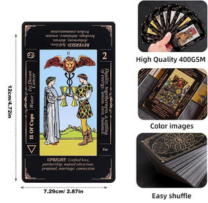 Baraja de <span class=keywords><strong>tarot</strong></span> clásica Rider Waite, 78 cartas estándar con guía para todos los niveles - Product Image 2