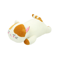 Oreiller en peluche doux en peluche pondéré Animal mignon animaux en peluche pondérés chat coussin peluches pause déjeuner Animal en peluche oreiller