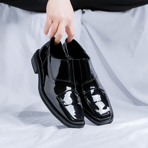 2026 New Product Business Casual Leather Shoes for Men Trendy British Retro Simple and Comfortable Formal Shoes All Seasons - Product Image 1