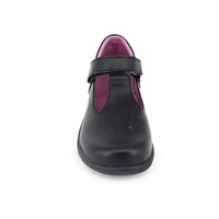 CHOOZII OEM Chaussures d'école pour enfants en gros, chaussures d'école en cuir noir, chaussures d'école pour filles