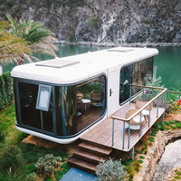 Chine moderne Habitacion Hotel Prefabricada Tiny Apple House Casas Modulares Lujosas Prefabricadas Casas Capsula Capsule spatiale