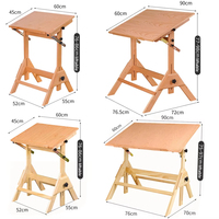 Fabricant de table à dessin en bois massif Bureau de dessin d'artiste et table inclinable pour la lecture de conception graphique d'œuvres d'art