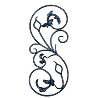Chine accessoires de clôture d'usine rosettes en fer forgé ornementales pour porte