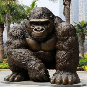 大きな等身大樹脂工芸品キリン像屋外ガーデン装飾シミュレーションアフリカ動物彫刻グラス像 - Product Image 5