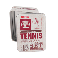 Coffret de jeu de tennis personnalisé en boîte rectangulaire en métal – Offre spéciale – Emballage cadeau pour jeu de tennis – Mini boîte en métal