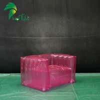 Canapé gonflable rose, fauteuil gonflable, canapé gonflable transparent en PVC, lit gonflable
