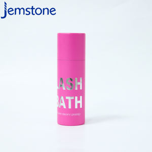 Envase de Cartón Reciclado para Bálsamo de Baño, Tubo Cilíndrico para Cuidado de la Piel, con Impresión en Lámina Plateada - Product Image 5