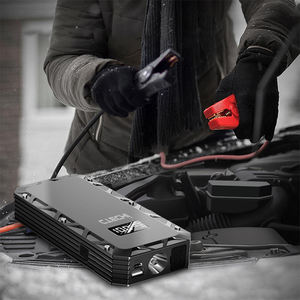 Lampe de poche pour environnements extrêmes, numérique, 12 volts, batterie de secours 12V 10000mAh LiFePO4 au lithium, démarreur d'urgence pour voiture - Product Image 6