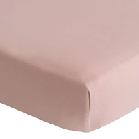 Ensemble de draps pour berceau de bébé 100% coton biologique Style américain 200TC Nombre de fils Écologique 0-6 mois