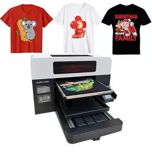 A3 DTG Camiseta Impresora digital Directo a la ropa Poliéster Textil DTG Impresora Impresión Tienda Máquinas