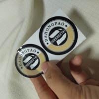 Café utiliser personnalisé étanche Logo impression auto-adhésif cercle étiquette étiquettes rond vinyle autocollant pour plastique papier tasse à café