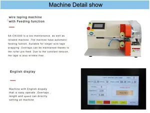 SA-CR3300 Automatic Electric Wire Harness Winding Machine PVC Tape Wrapping Machine