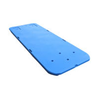 Bateau à fond plat en plastique PE moulé par soufflage haute densité de 3,7 m, étanche, épaissi, personnalisé, durable, vente en gros OEM