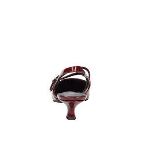 Marco Tozzi Donna Slingback 2-29508-45 Escarpins en cuir verni bordeaux Chaussures pour femmes - Product Image 4