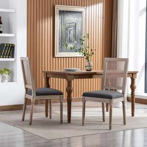 Muebles vintage franceses de madera antigua respaldo de ratán Louie evento boda Hotel restaurante sillas - Product Image 6