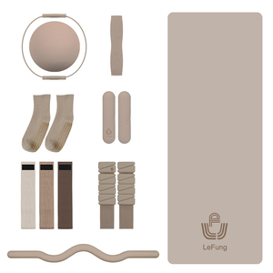 Fabbrica su misura Logo bilanciere con manubrio in Silicone anello di potere materassino Yoga Set Fitness Yoga <span class=keywords><strong>Pilates</strong></span> accessori per la palestra di casa - Product Image 2