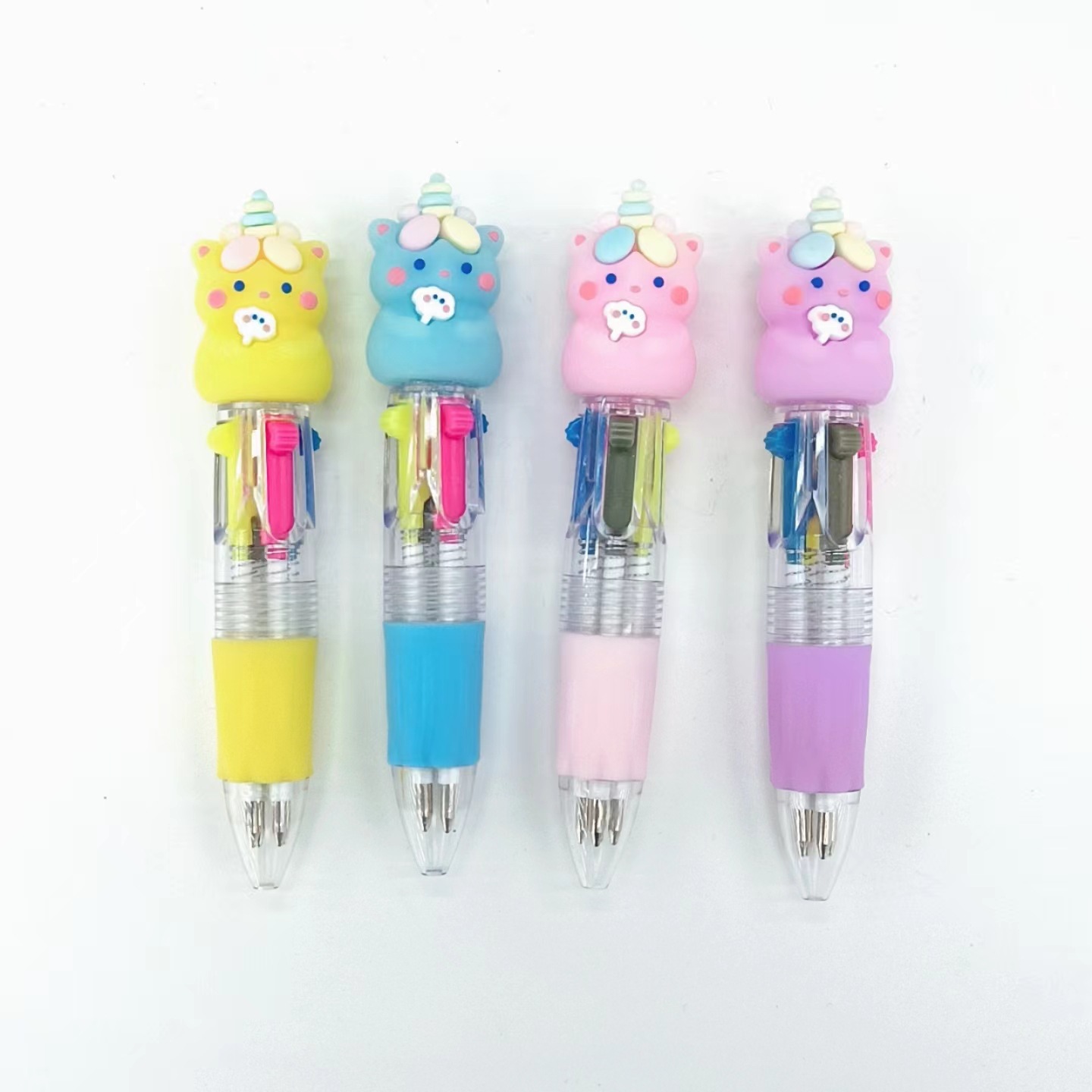 Chupete unicornio-pequeño cuatro colores pelo mixto-bala tipo 07