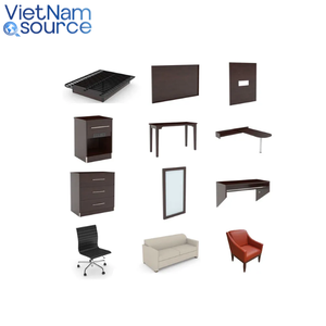 Elegant Dining Room Furniture <b>Set</b> - High-Quality Wood Materials - Perfect for Villas - Furniture Details - Crafted in Vietnam - Product Image 1