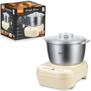 Amasadora Eléctrica RAF de 5L y 220W con Control Digital, Temporizador de 90 Minutos, Tazón de Acero Inoxidable para Amasar y Fermentar, 220V 50Hz - Product Image 1