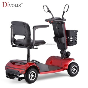 Scooter Eléctrico Plegable Ligero y Portátil de 4 Ruedas para Personas Mayores y Adultos con Discapacidad, con Batería Extraíble - Product Image 1