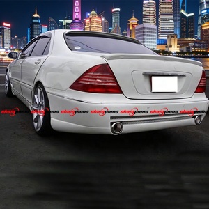 Nuovo Kit Carrozzeria in Fibra di Vetro FRP Stile Lorinser, <span class=keywords><strong>Paraurti</strong></span> Anteriore/Posteriore, Minigonne Laterali, Parafanghi, Spoiler Posteriore, Montaggio <span class=keywords><strong>a</strong></span> Bullone per <span class=keywords><strong>Mercedes</strong></span> <span class=keywords><strong>Classe</strong></span> S - Product Image 4