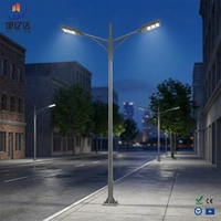 Lampadaire LED extérieur haute puissance IP66 étanche en alliage d'aluminium 160LM/W AC85-265V Dimmable Garantie 5 ans