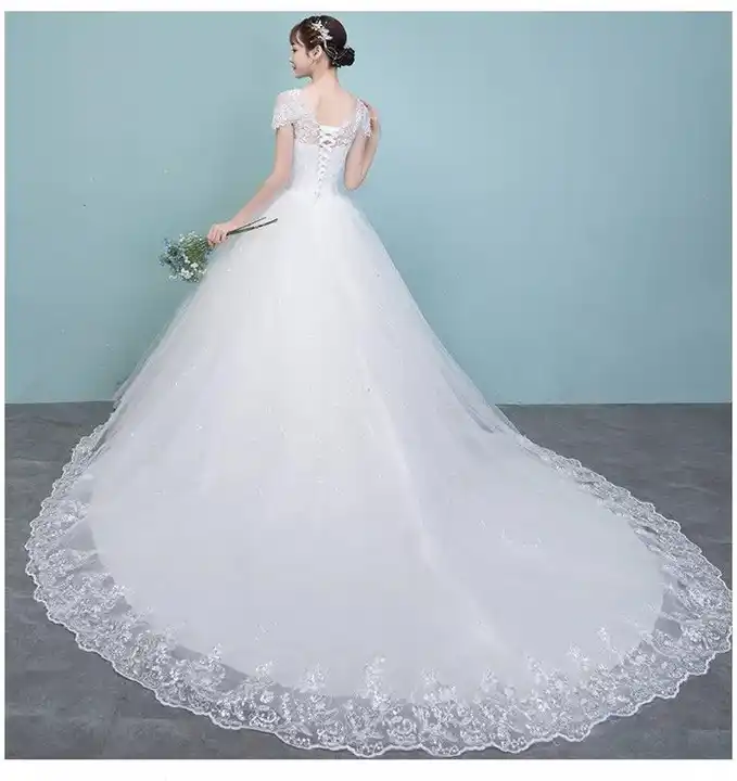 Custom Made A-Line V-Neck Tulle Beaded Alibaba Wedding Dress (SL007) -  China Wedding Dress and Bridal Gown price | Made-in-China.com