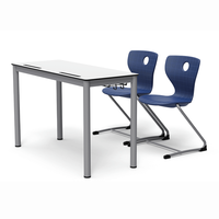 Meubles scolaires, ensemble de bureau et chaise double pour enfants