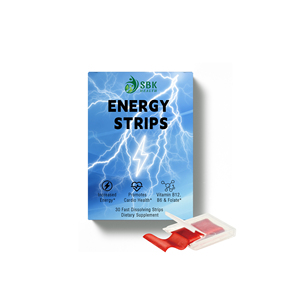 Tiras de Suplemento de Energía de Disolución Rápida de Marca Privada con Vitamina B6, Mejoran la Memoria, Afilan la Concentración, Tiras de Suplemento de Metilcobalamina B12 - Product Image 1