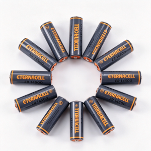 Batería de bobina de litio primaria SAFT ER14500 3.6V 2.6AH 9.36Wh LiSOCl2, celda cilíndrica tamaño AA 2600mAh 9360mWh ER14505 - Product Image 5