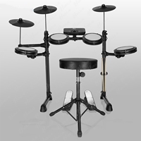 Kit de Batterie Électronique Complet Cinq Fûts Trois Cymbals pour Adultes et Enfants, Vente en Gros