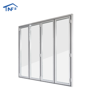 Puertas plegables/plegables <span class=keywords><strong>de</strong></span> doble entrada interior/<span class=keywords><strong>exterior</strong></span> <span class=keywords><strong>de</strong></span> <span class=keywords><strong>aluminio</strong></span> y <span class=keywords><strong>madera</strong></span> impermeables, superficie terminada para aplicaciones <span class=keywords><strong>de</strong></span> hoteles - Product Image 6