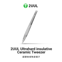 2UUL TW31 Pince à épiler en céramique isolée ultra dure Outil de réparation de précision pour cartes mères de téléphones portables